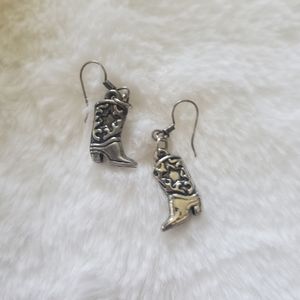 Cowgirl boots earrings